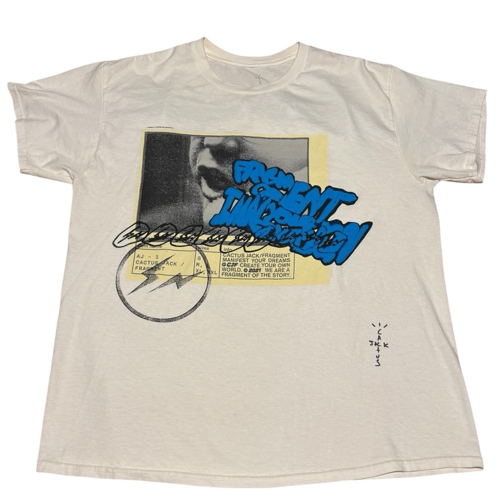 TRAVIS SCOTT CJ X FRAGMENT MANIFEST
T-SHIRT